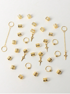 30 Pcs Hair Metal Beads Elitaire