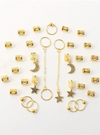 30 Pcs Hair Metal Beads Elitaire