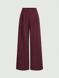 Pleated Wide-Leg Pants Elitaire