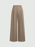 Pleated Wide-Leg Pants Elitaire