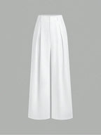 Pleated Wide-Leg Pants Elitaire
