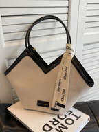 The Ribbon-Accent Tote Elitaire
