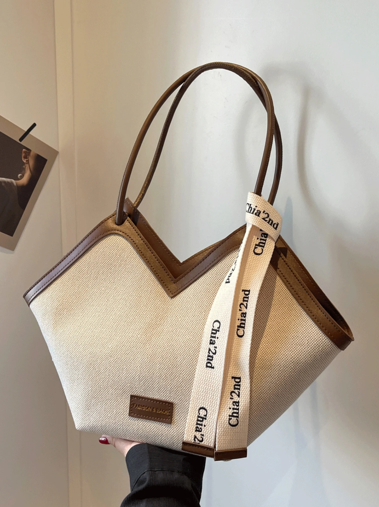 The Ribbon-Accent Tote Elitaire