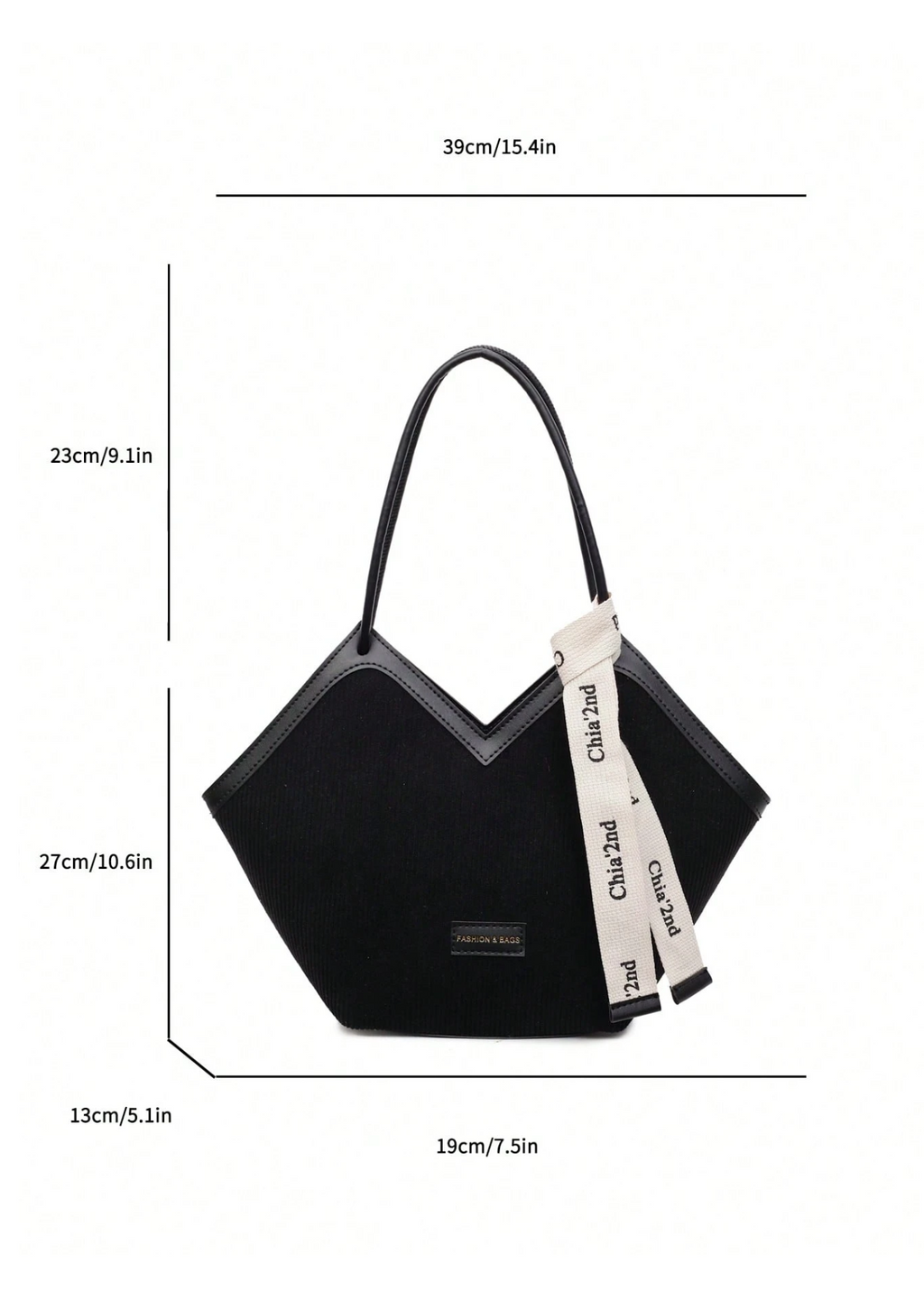 The Ribbon-Accent Tote Elitaire