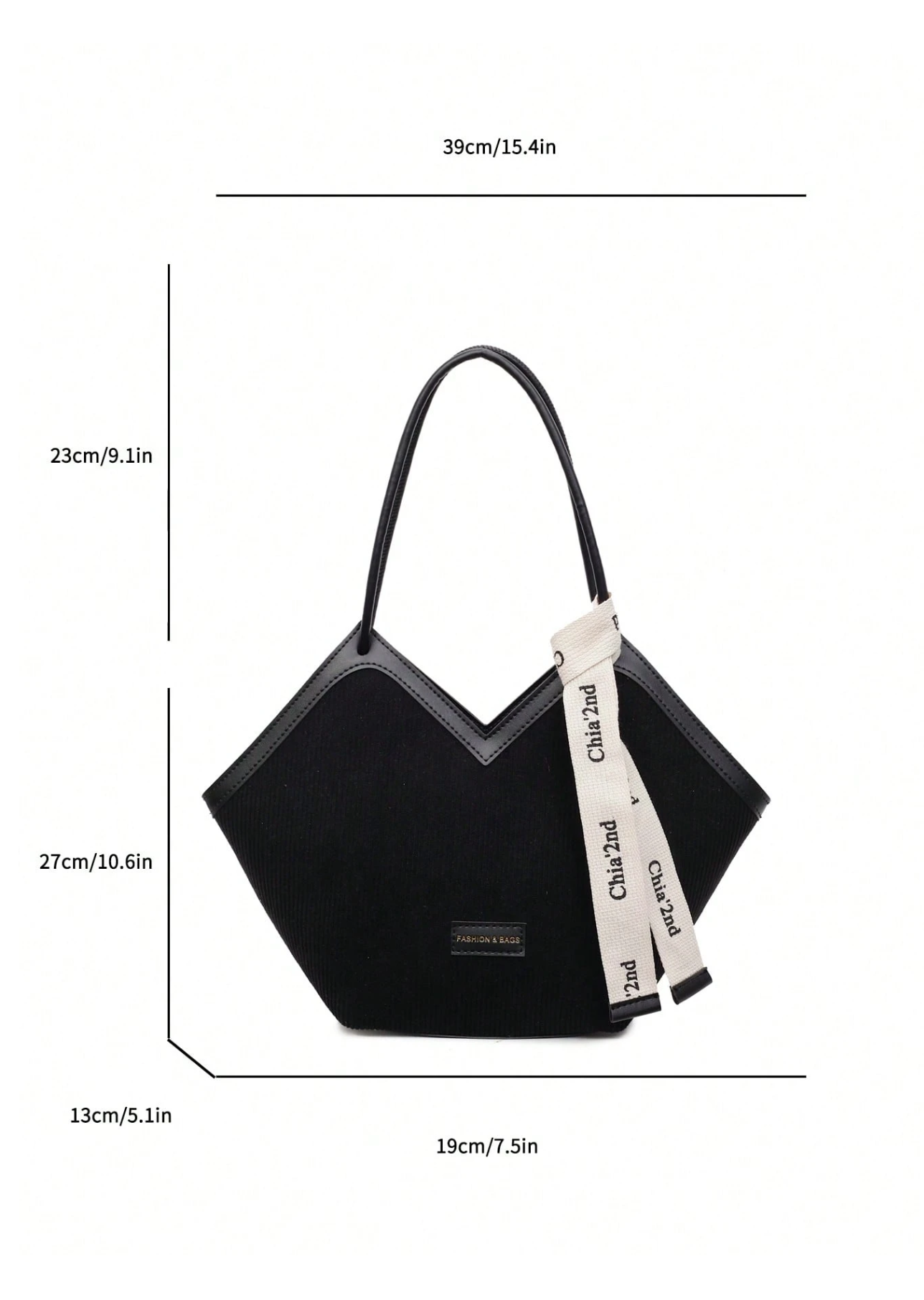 The Ribbon-Accent Tote Elitaire