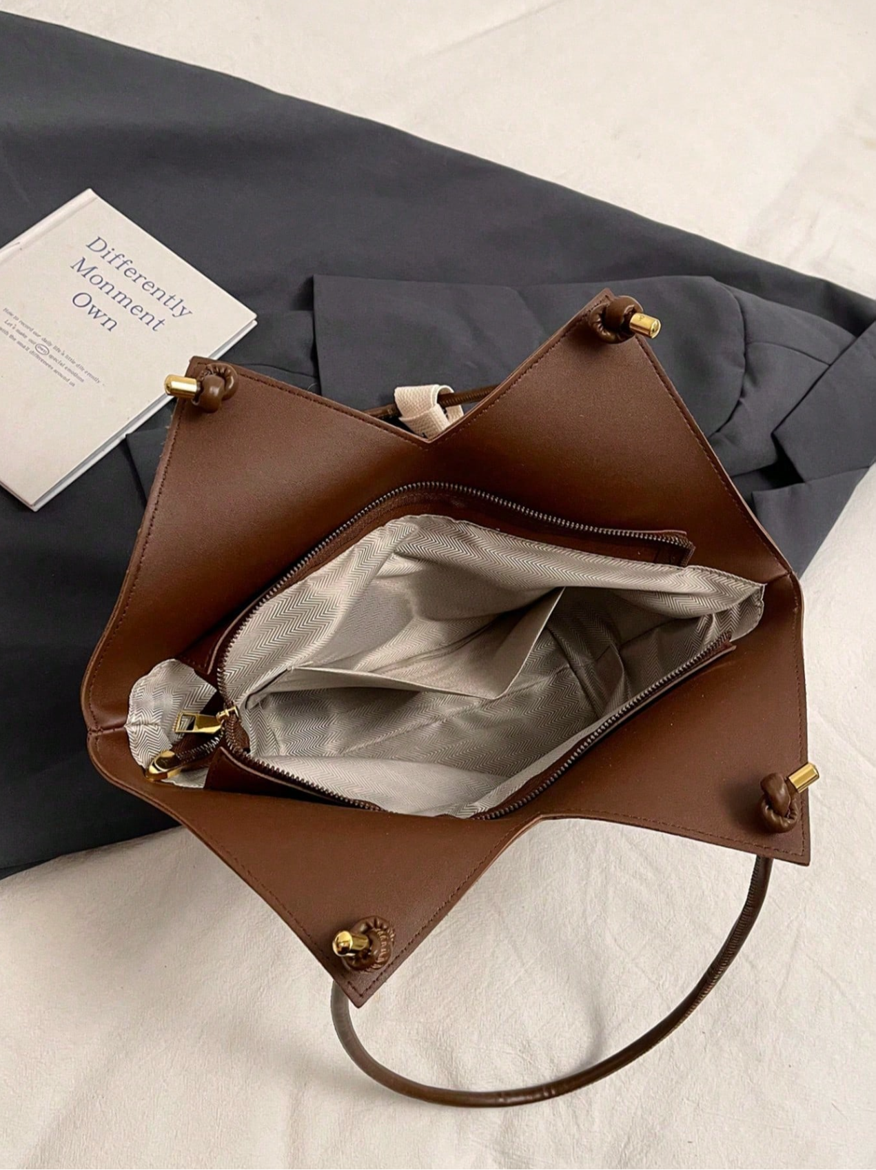 The Ribbon-Accent Tote Elitaire
