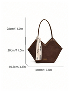 The Ribbon-Accent Tote Elitaire