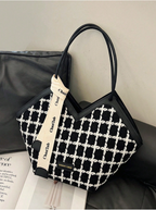 The Ribbon-Accent Tote Elitaire