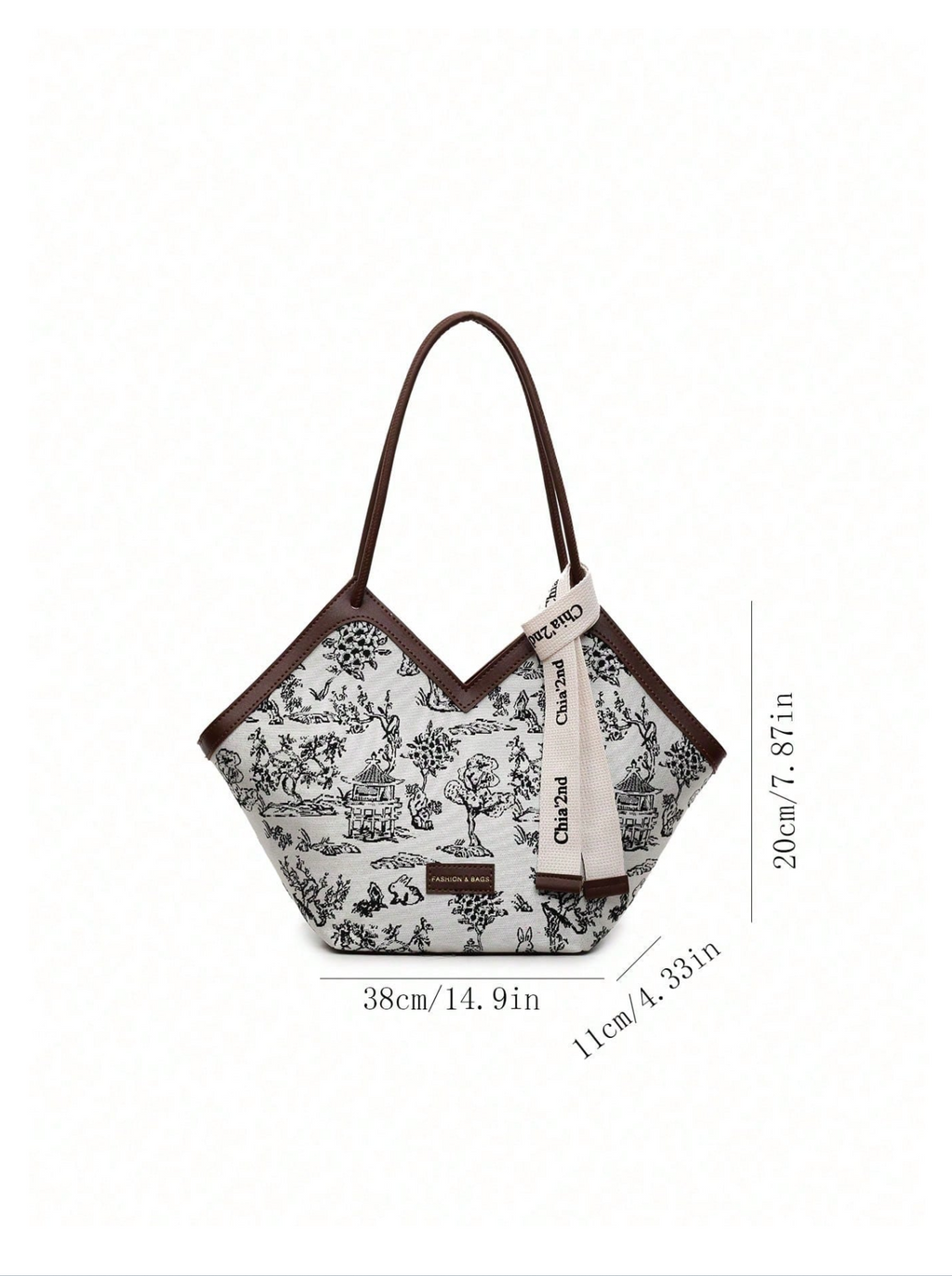 The Ribbon-Accent Tote Elitaire