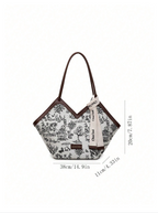 The Ribbon-Accent Tote Elitaire