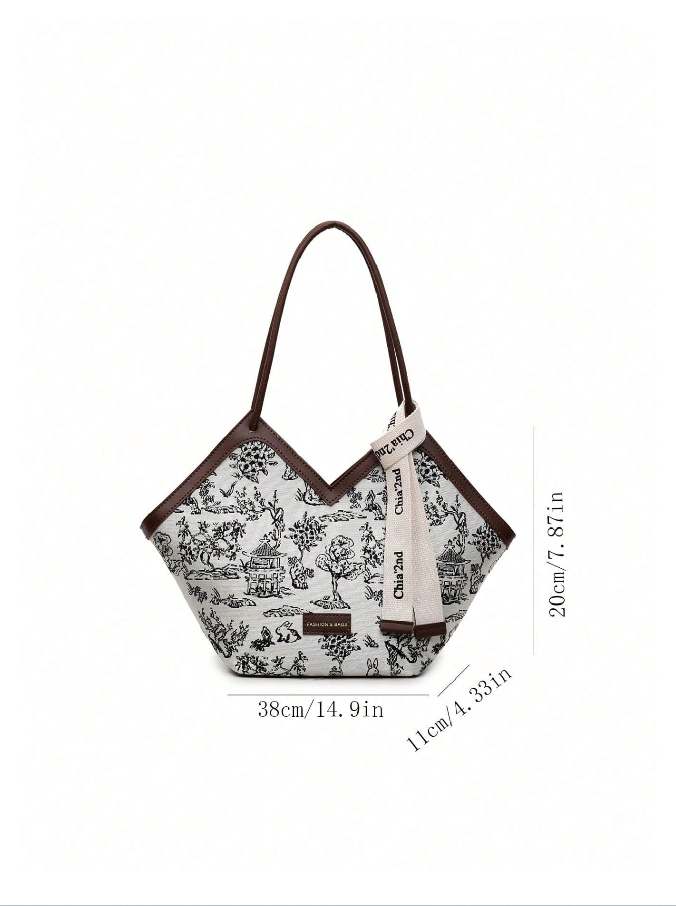 The Ribbon-Accent Tote Elitaire