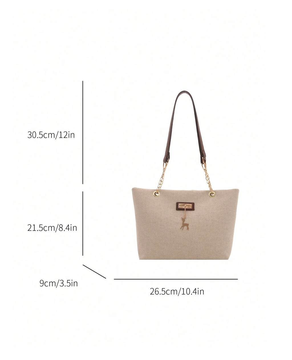 Deer Charm Tote Elitaire