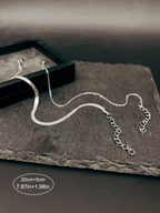 2 Pcs Herringbone & Cable Anklet Set