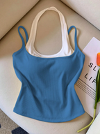 Duo-Tone Rib Cami