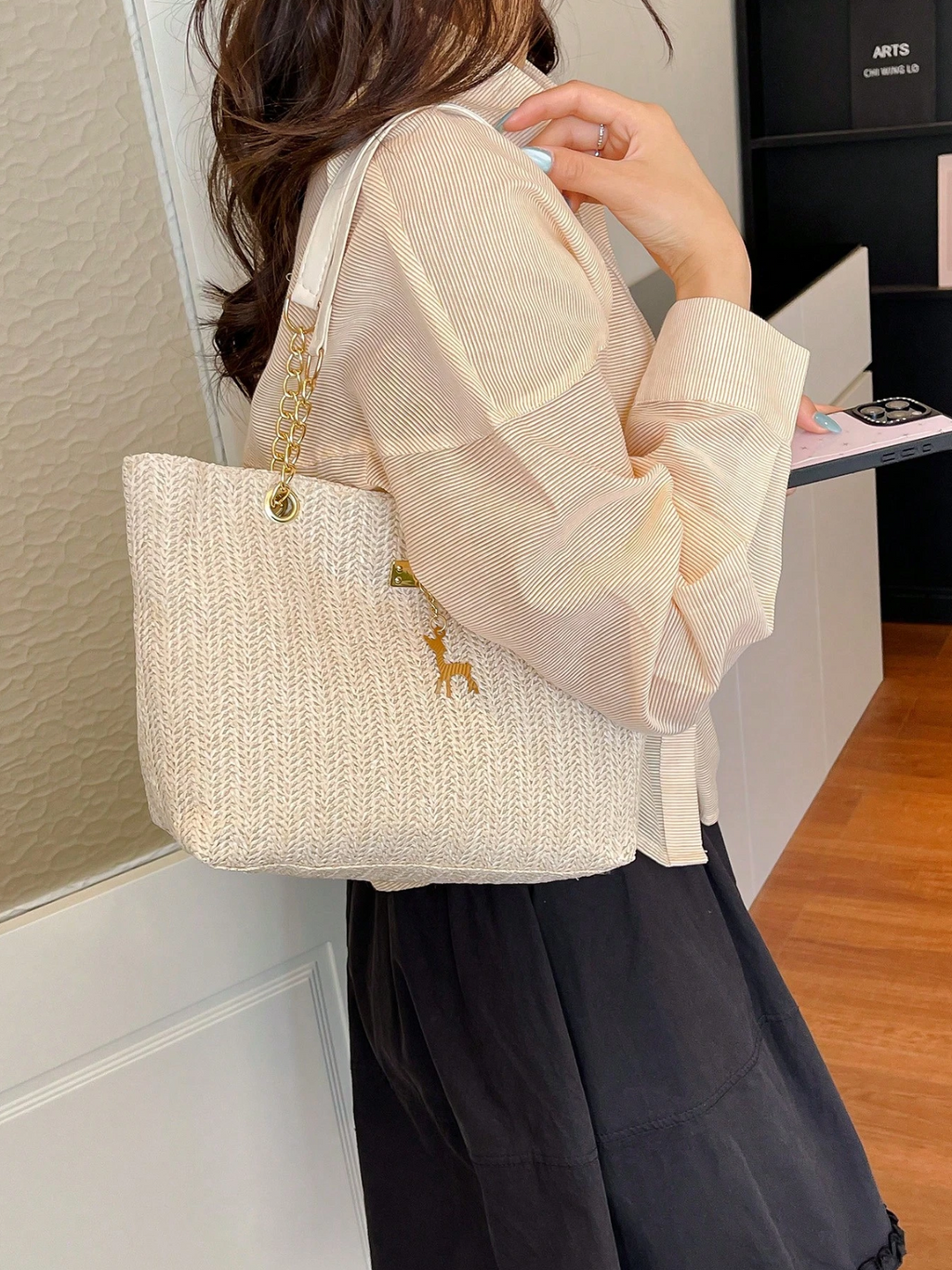 Deer Charm Tote