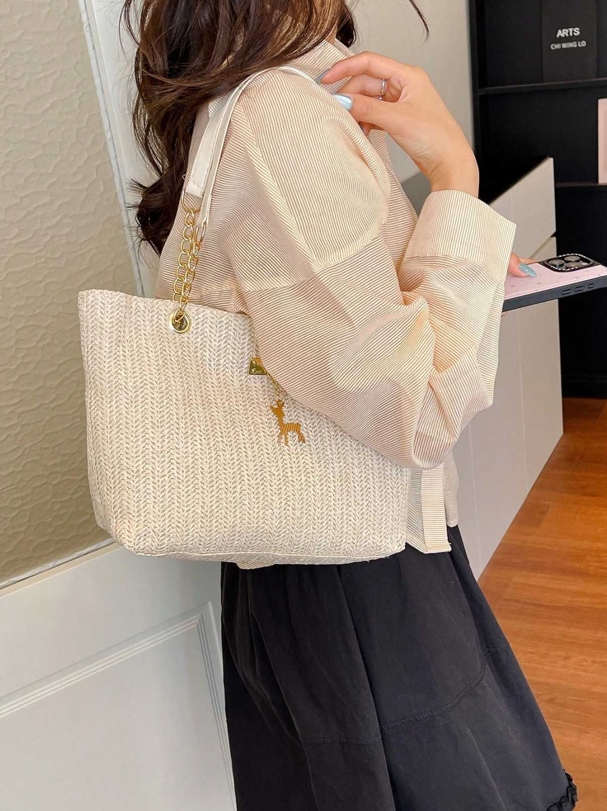 Deer Charm Tote