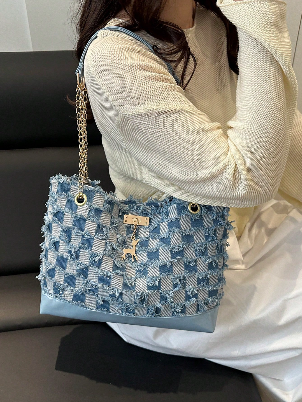 Deer Charm Tote