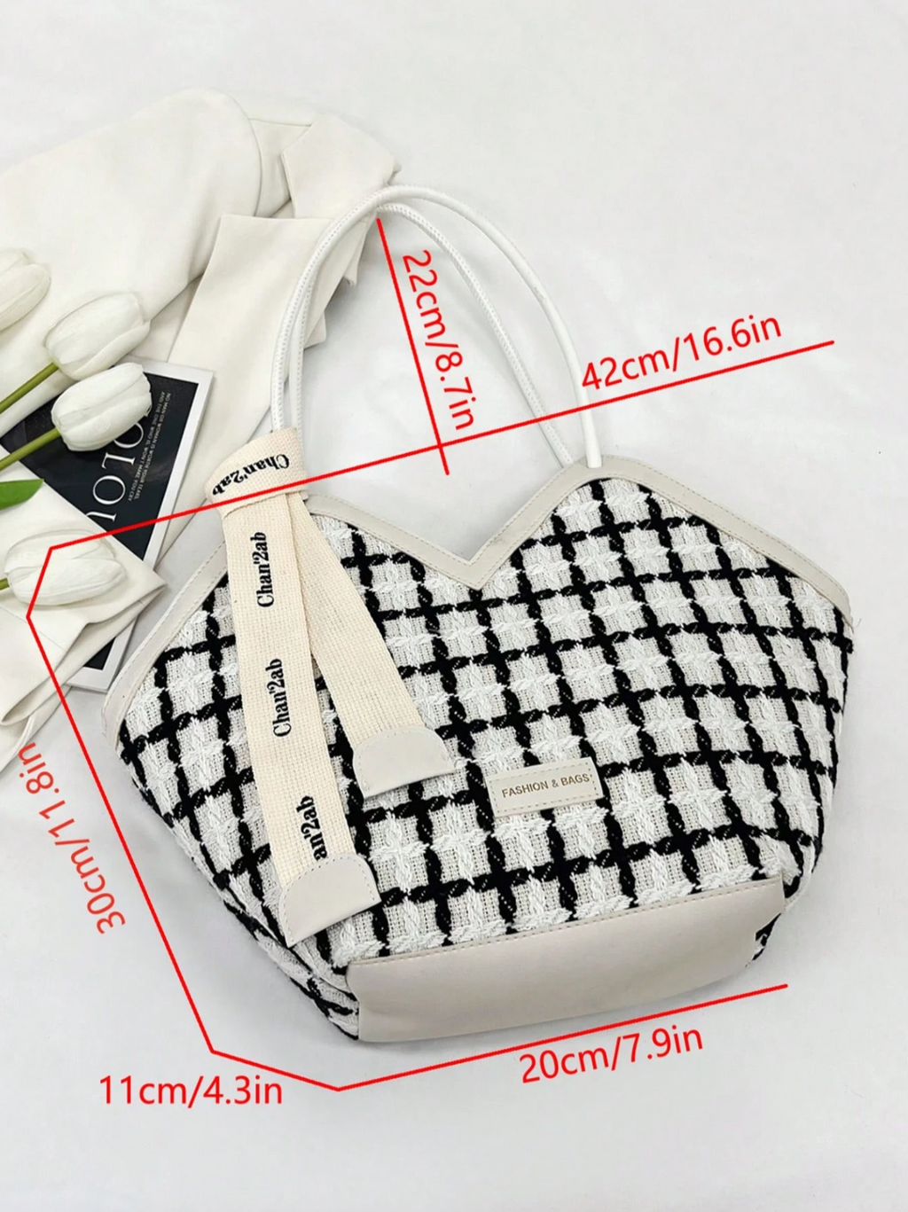 The Ribbon-Accent Tote