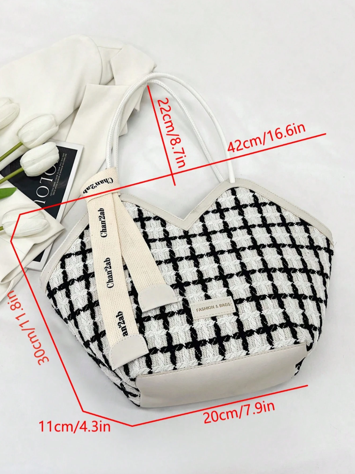 The Ribbon-Accent Tote