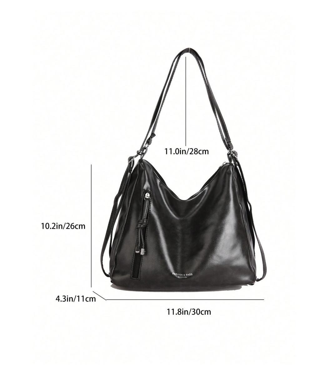 The Angled Zip Convertible Tote