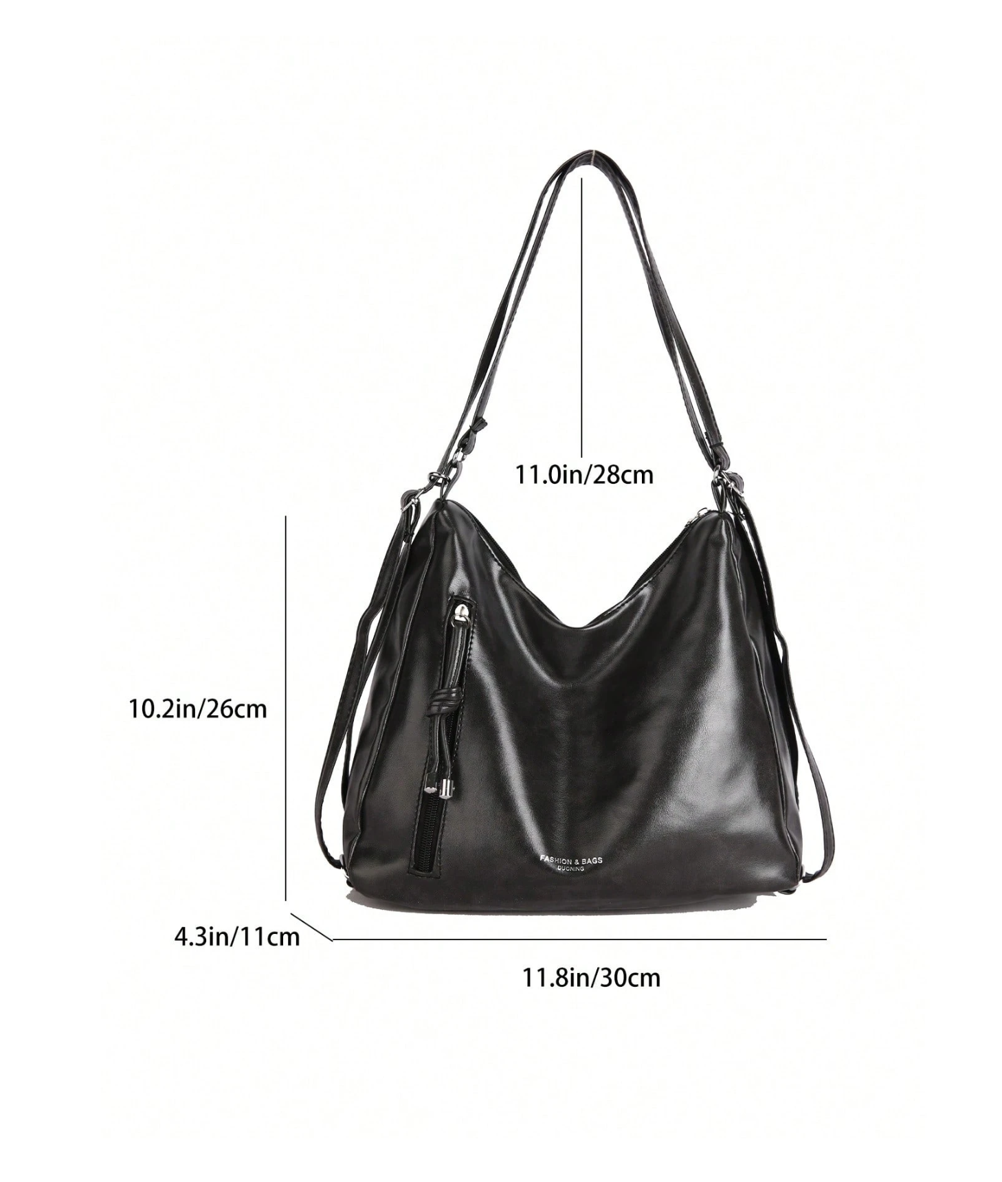 The Angled Zip Convertible Tote
