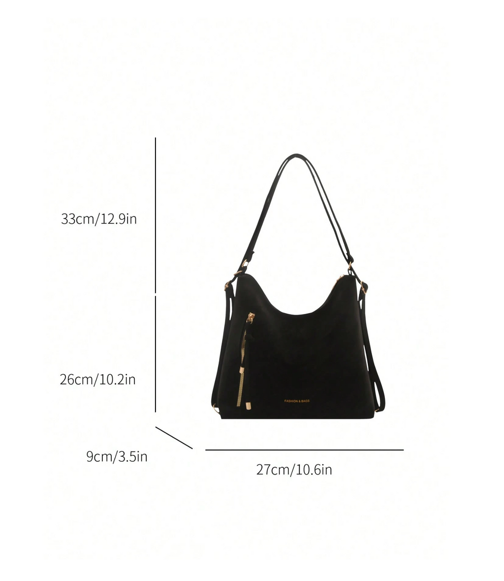 The Angled Zip Convertible Tote