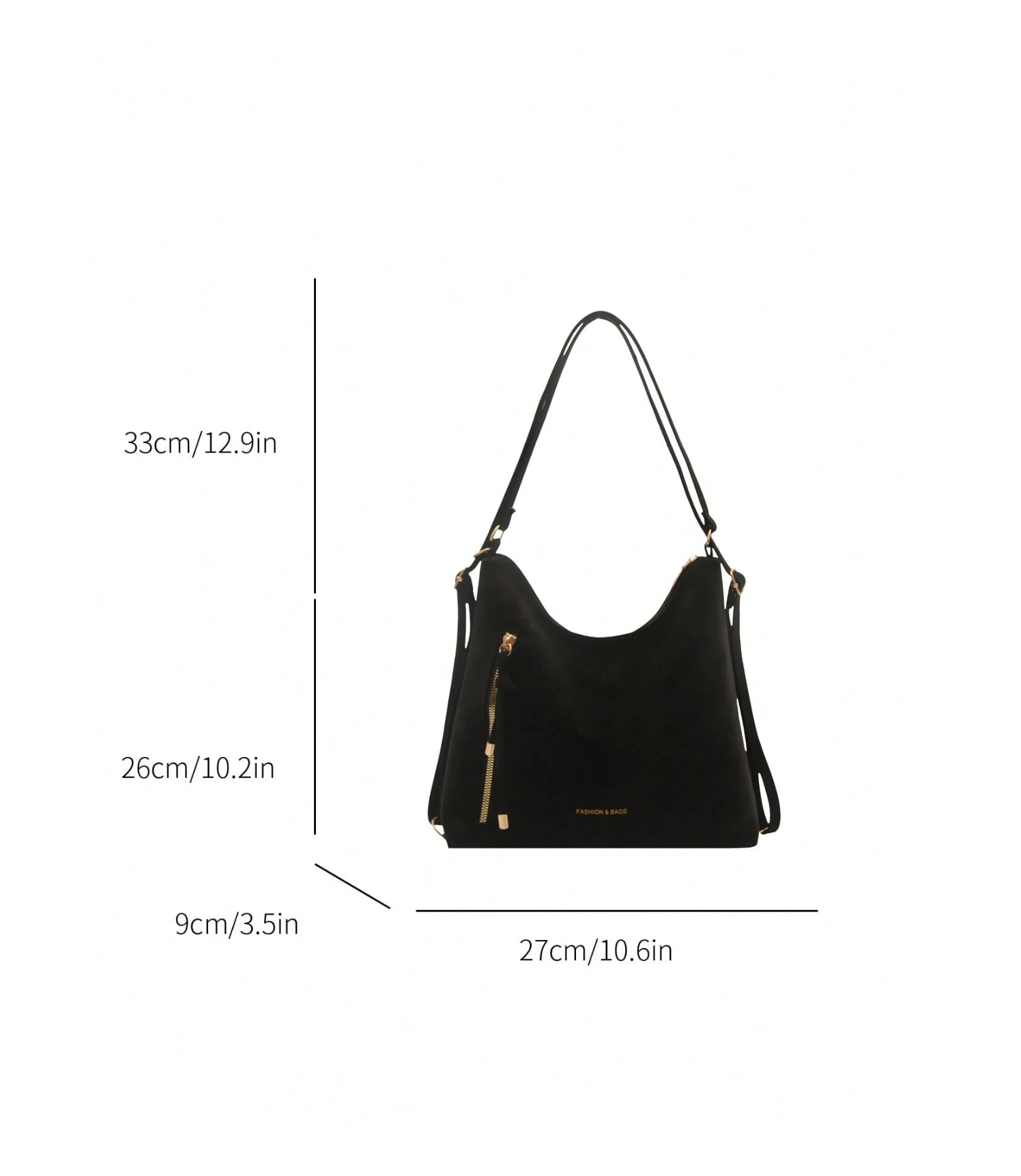 The Angled Zip Convertible Tote
