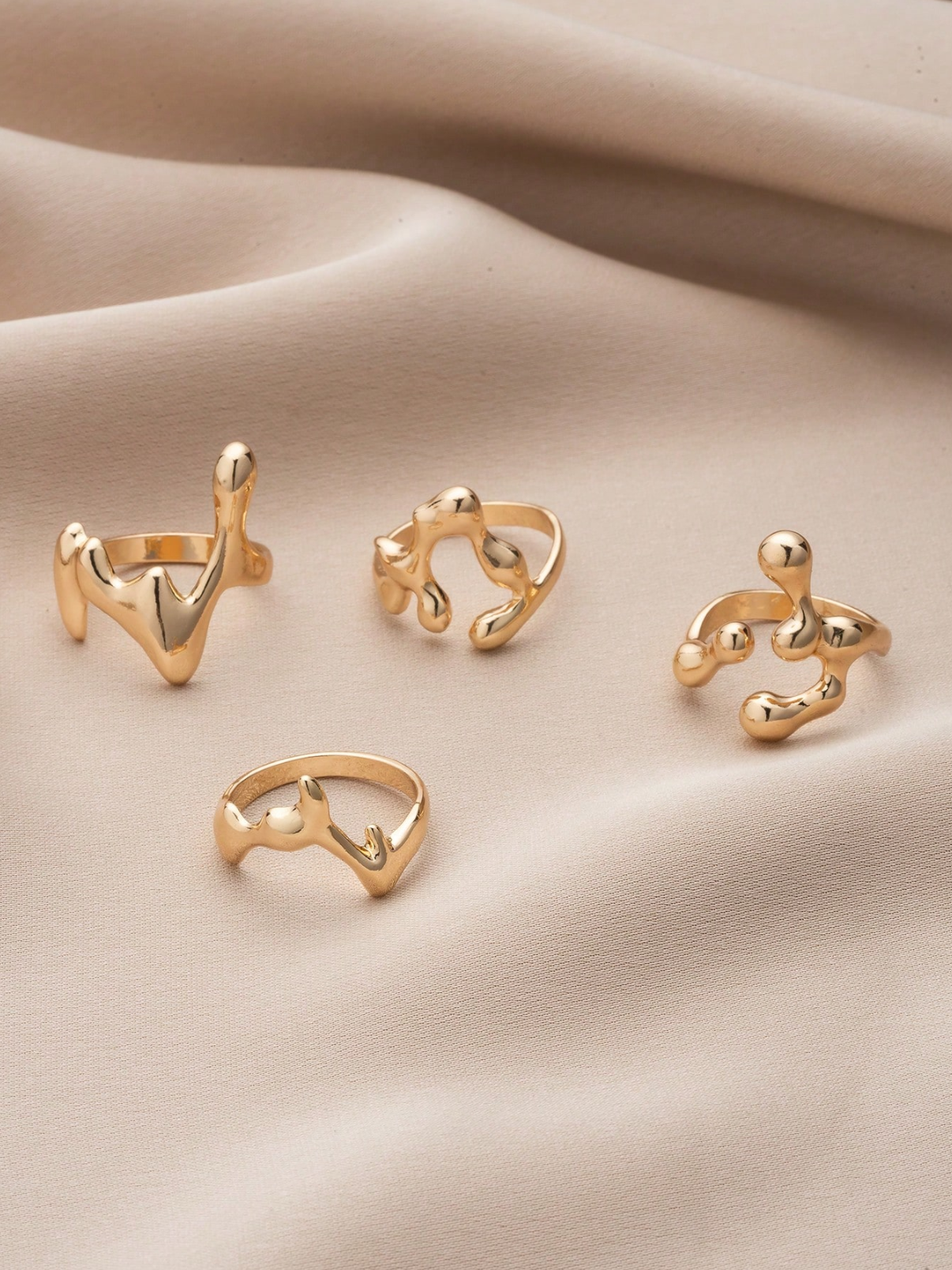 4 Pcs Drip Rings Set