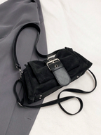 The Noir Buckle Satchel