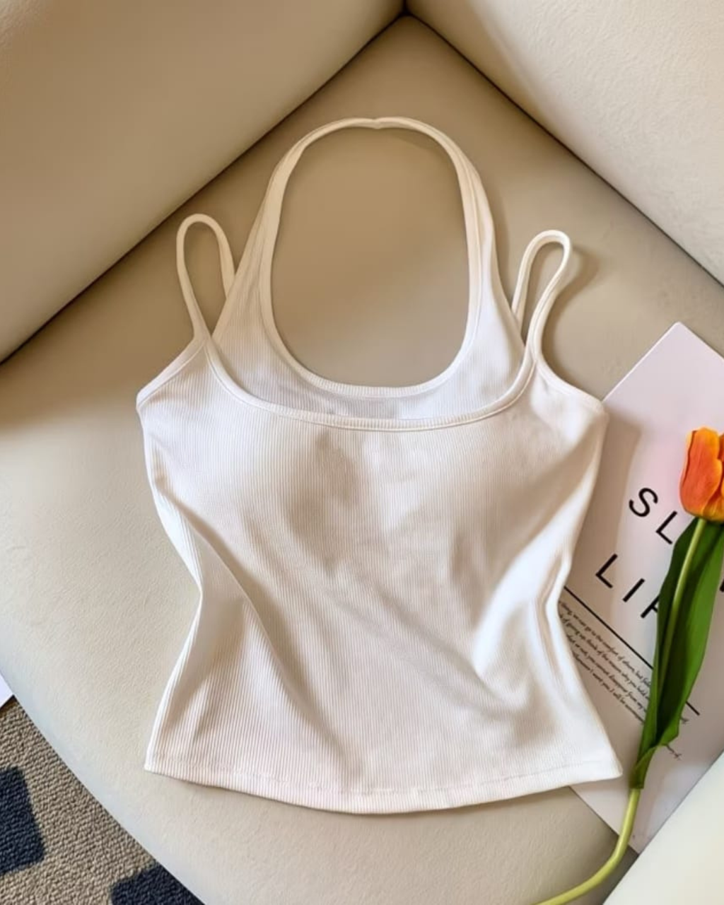 Duo-Tone Rib Cami