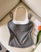 Duo-Tone Rib Cami