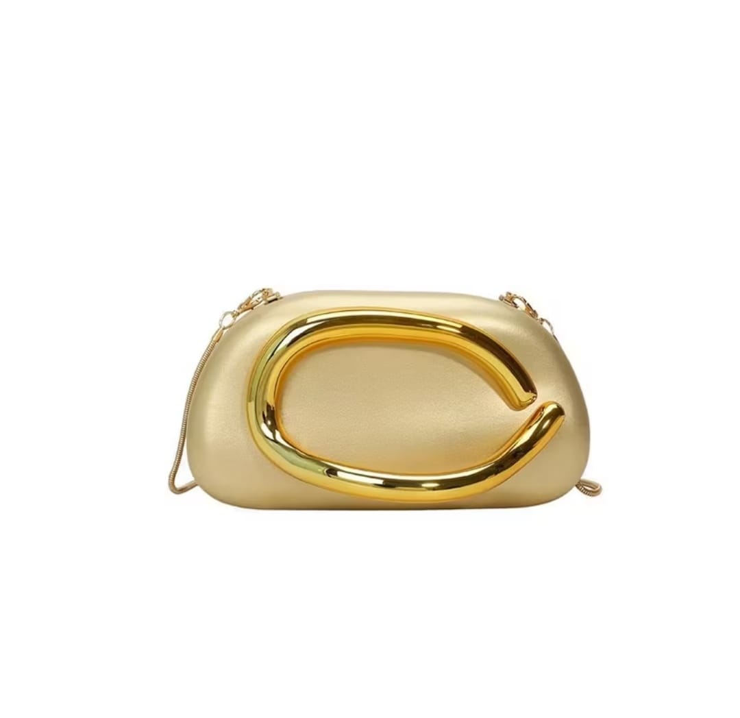 Metallic Novelty Clutch