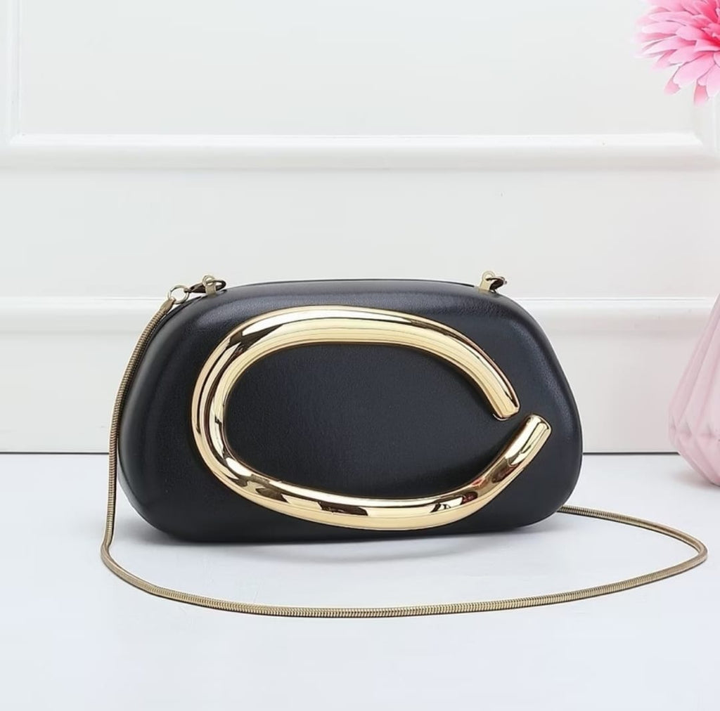 Metallic Novelty Clutch