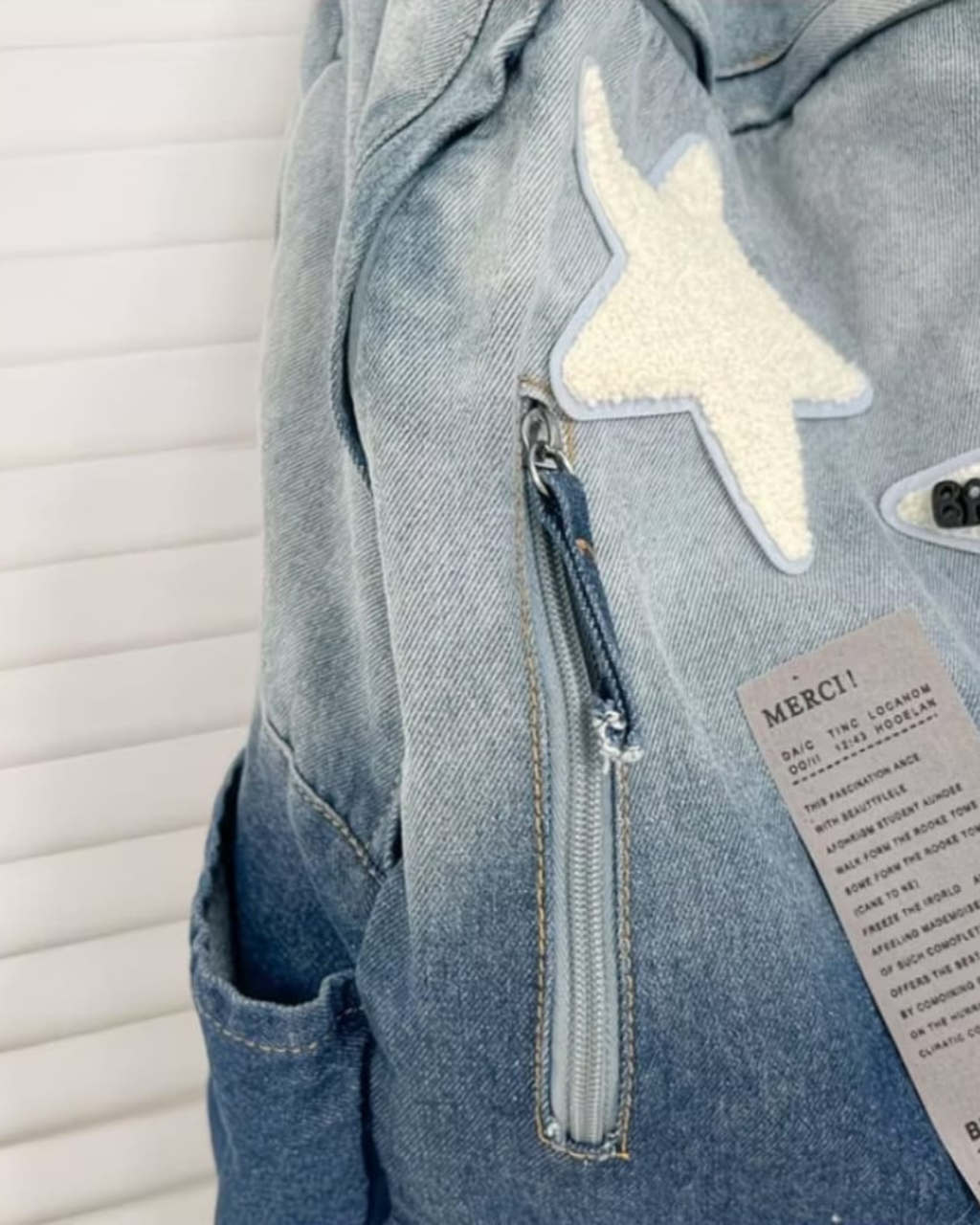 Y2K Rebel Denim Backpack