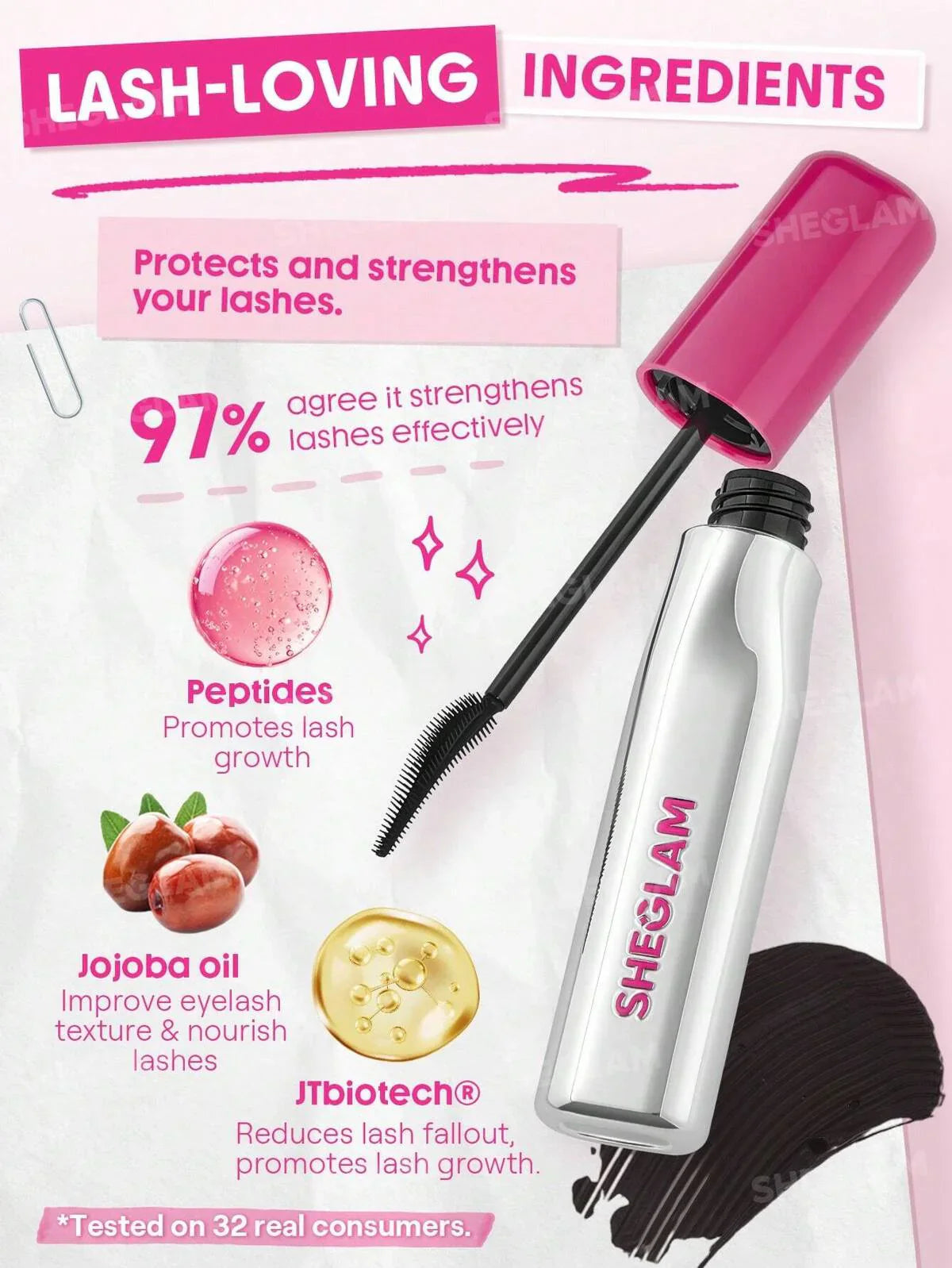 SHEGLAM Lashlighter Up & Out Mascara SHEGLAM