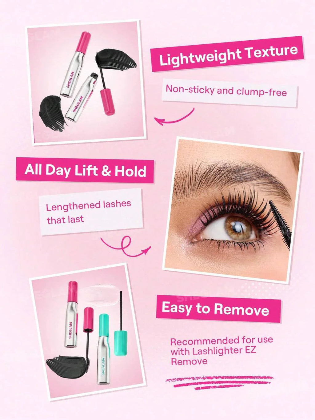 SHEGLAM Lashlighter Up & Out Mascara SHEGLAM